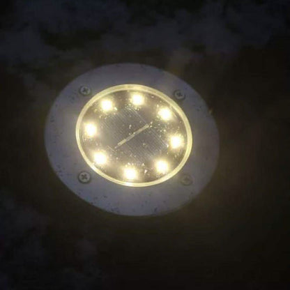 White Solar LED Garden Light