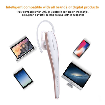White Wireless Bluetooth 4.1 Earphone Sports Stereo