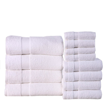 6-Pack: 100% Cotton Towel Set - Assorted Colors