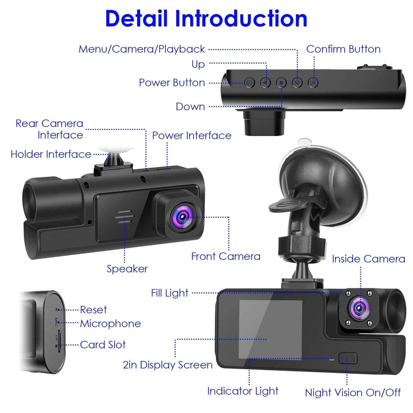 Wifi FHD 1080P Car Dash Cam