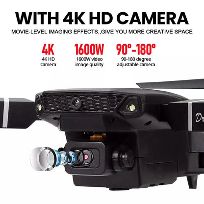 WiFi FPV RC Drone with 4K HD Camera 40Mins Flight Time Obstacle Avoidance Drone