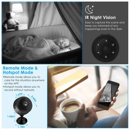 WIFI IP Home Security Camera 1080P Full HD with 32GB MMC Card