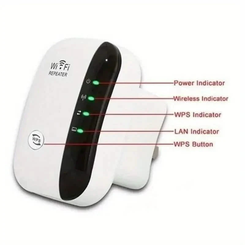 WiFi Long Range Amplifier Extender Signal Booster Wireless Internet Repeater with Ethernet Port