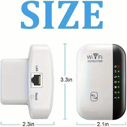 WiFi Repeater Plus Boosts WiFi Signal, Extends Internet Coverage, Cell Phone Signal Amplifier for Home