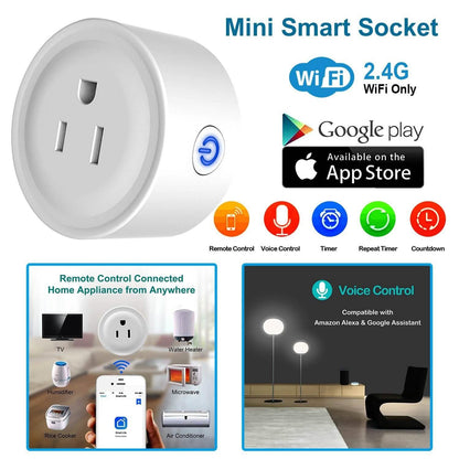 WiFi Smart Socket APP Plug Outlet Remote