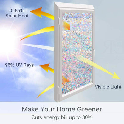 Window Privacy Film Static Window Sticker