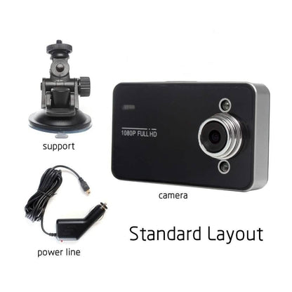 Windshield-Mount 1080p Wide-Angle Video Recorder