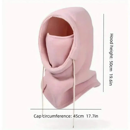 Winter Balaclava Hooded Scarf - Warm Neck Gaiter with Hood