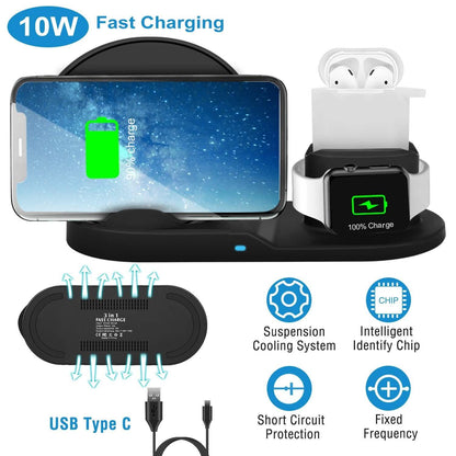 Wireless Charger 10W Fast Charging Station