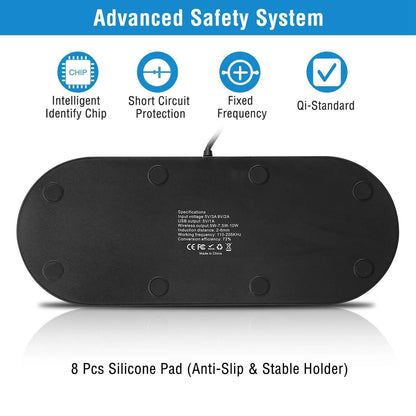 Wireless Charger Dock 4-in-1 10W