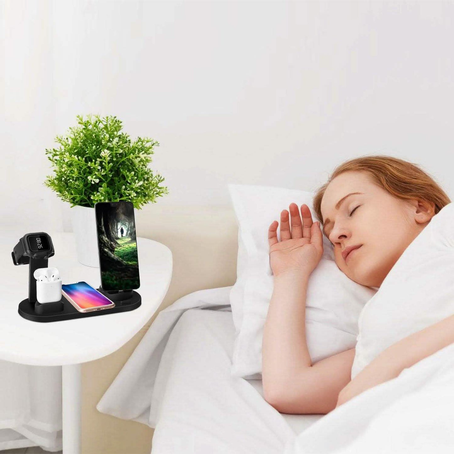 Wireless Charger Dock 4-in-1 10W