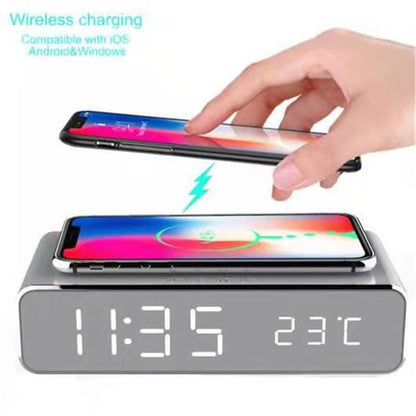 Wireless Charging Digital Alarm Clock