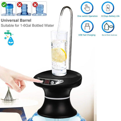 Wireless Electric Drinking Water Bottle Pump Dispenser