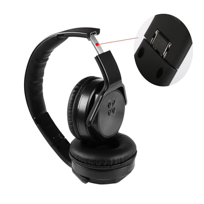 Wireless Foldable Headphones with Built-in Speaker