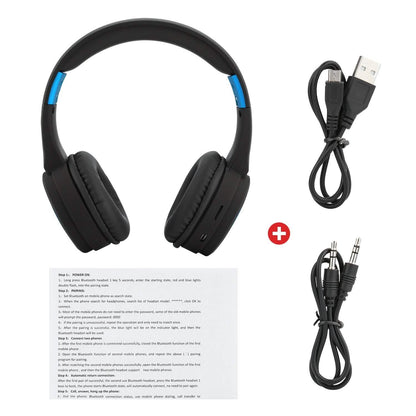 Wireless Headphones Bluetooth Headset Noise Cancelling Over Ear With Microphone