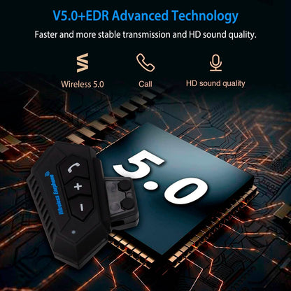 Wireless Headset Speaker Motorcycle Helmet Motorbike Headphone