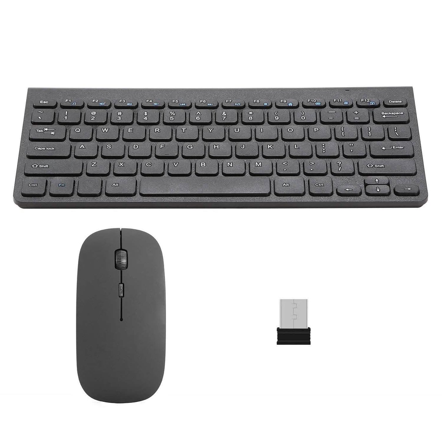 Wireless Keyboard and Mouse 2.4GHz Multimedia Mini Keyboard & Mouse