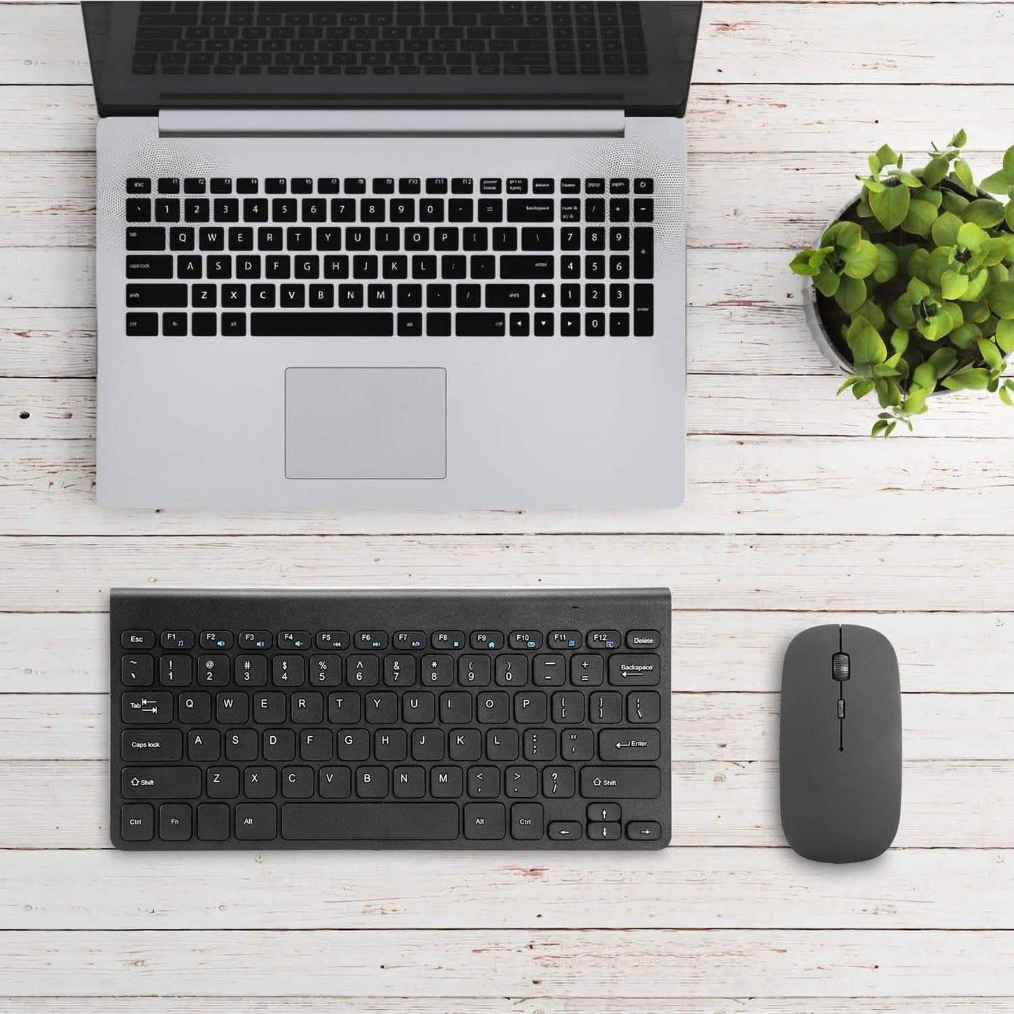 Wireless Keyboard and Mouse 2.4GHz Multimedia Mini Keyboard & Mouse