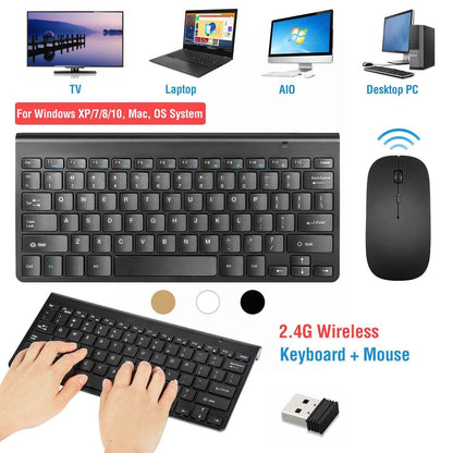 Wireless Keyboard and Mouse Combo