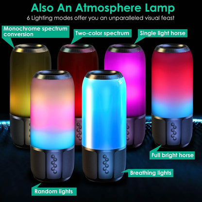 Wireless Portable Speaker with Color Changing Light