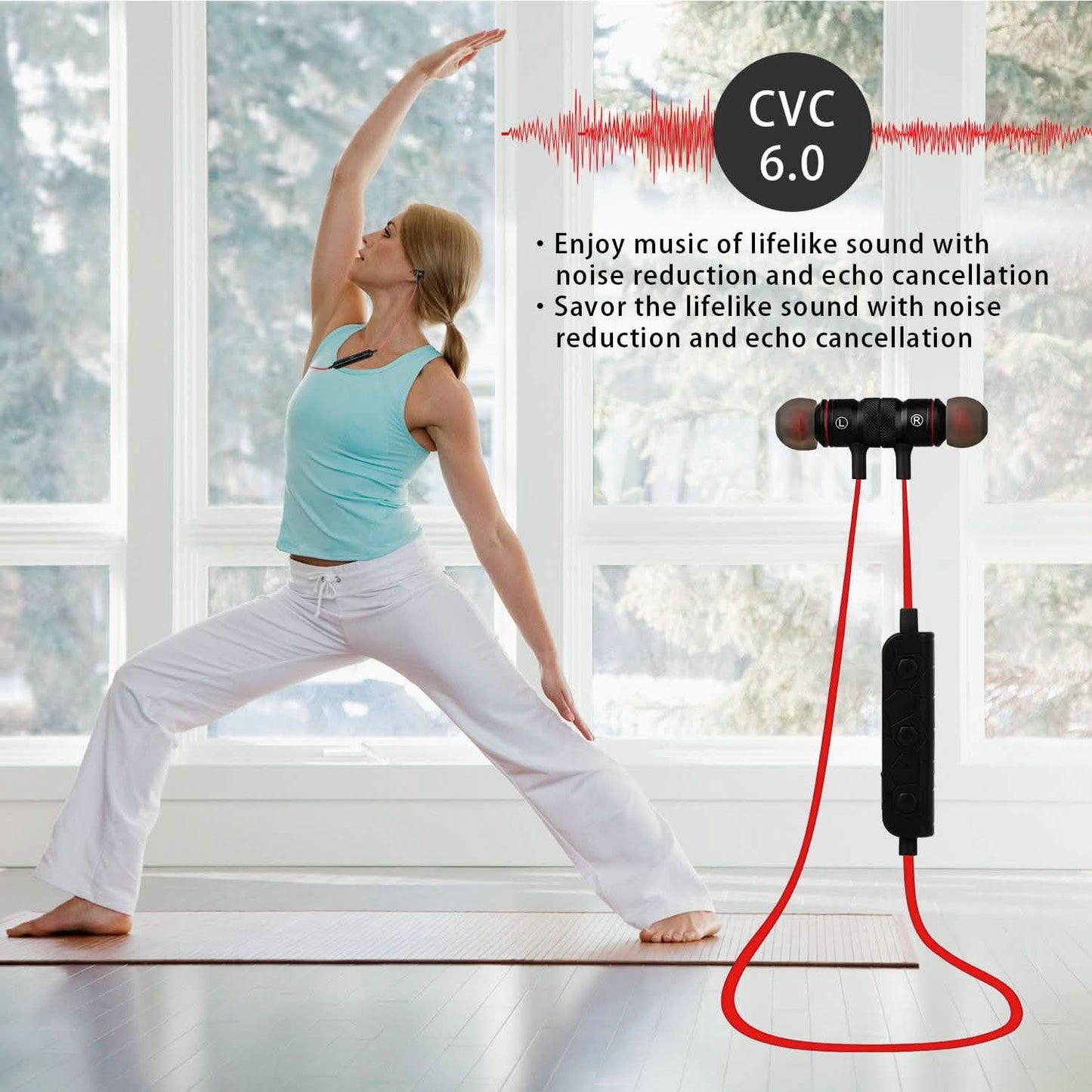 Wireless Smart Sports Stereo Earbuds