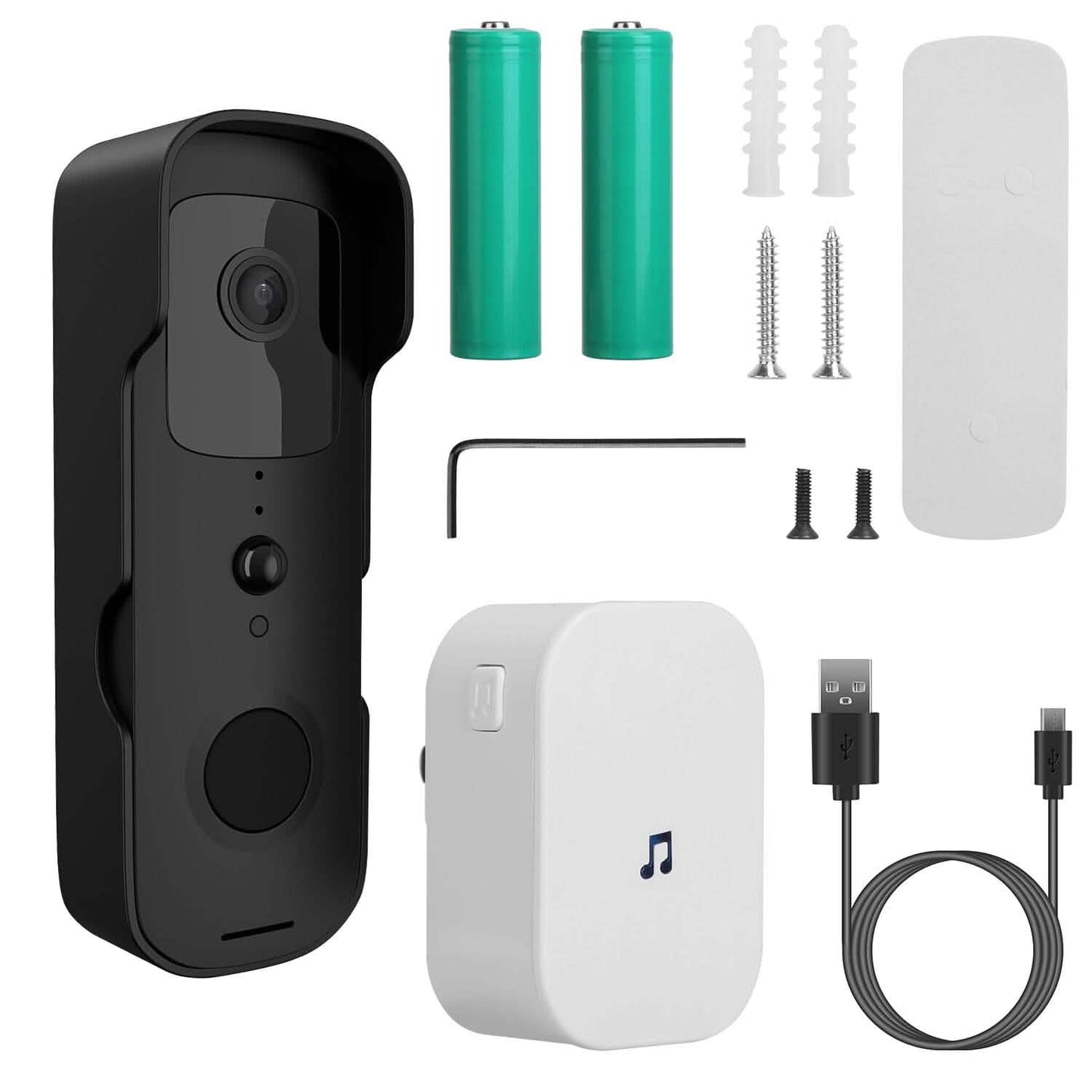 Wireless Smart WIFI Video Doorbell Two Way Audio
