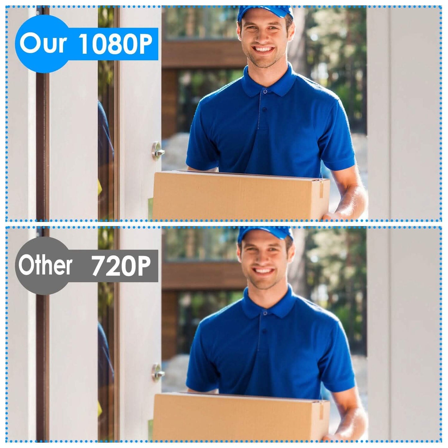 Wireless Smart WIFI Video Doorbell Two Way Audio
