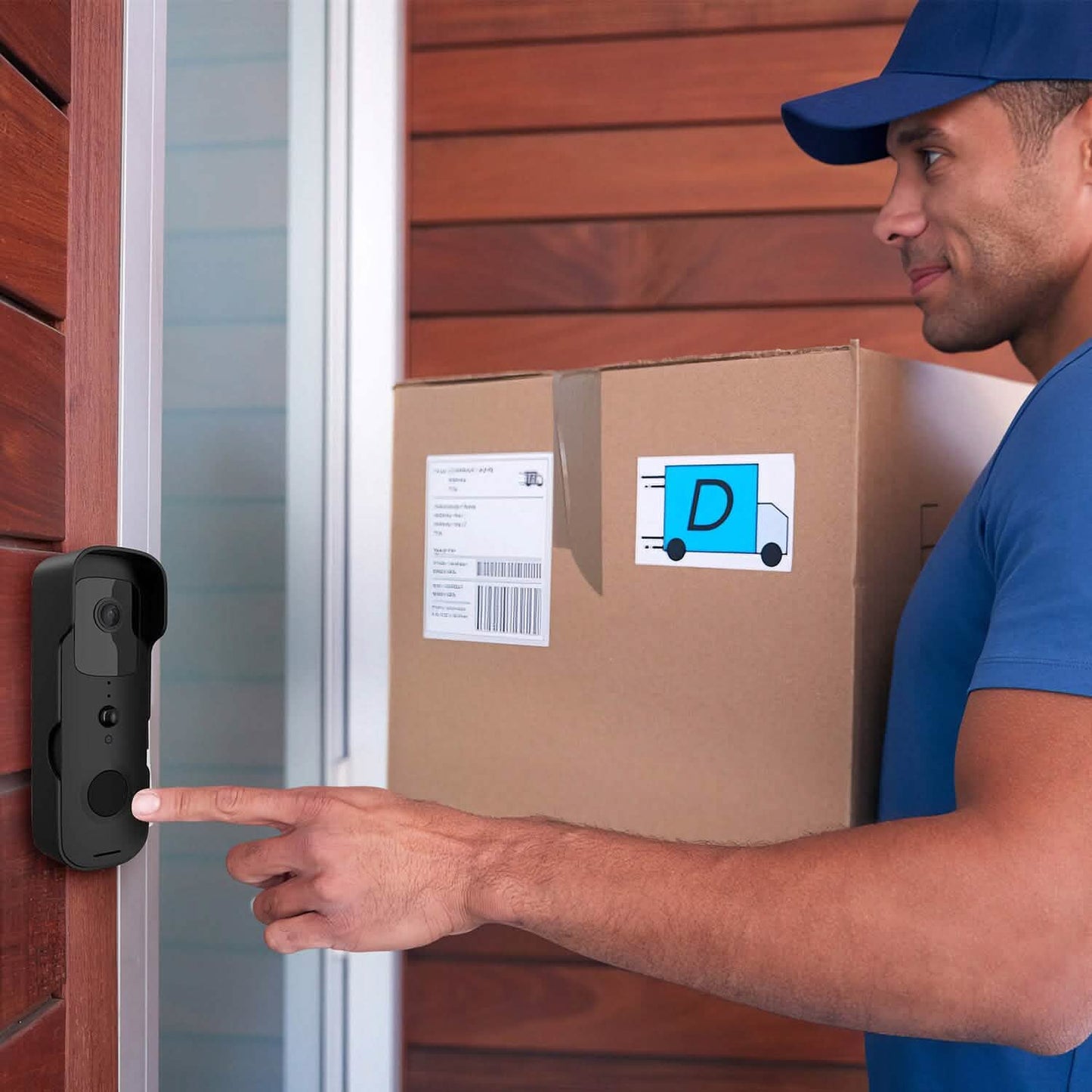 Wireless Smart WIFI Video Doorbell Two Way Audio