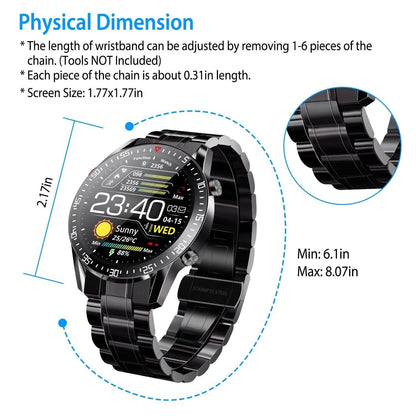 Wireless Smartwatch Fitness Tracker IP68 Waterproof Sport Bracelet