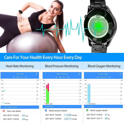 Wireless Smartwatch Fitness Tracker IP68 Waterproof Sport Bracelet