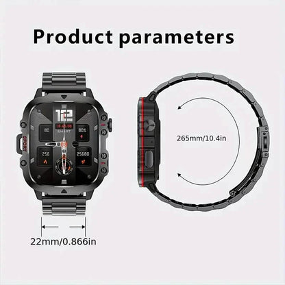 Wireless Talk Fitness AI Voice Outdoor 100+ Sports Mode Outdoor Smart Watch