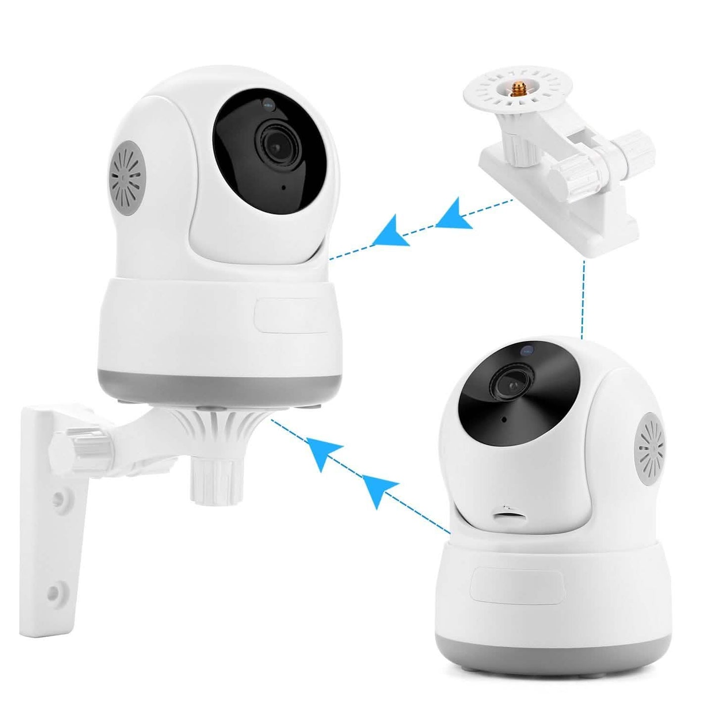 Wireless WIFI Pan Tilt HD Security Network Indoor CCTV IP Camera Night Vision