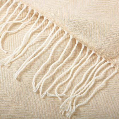 Wisley Home 100% Acrylic Chevron Pattern Throw