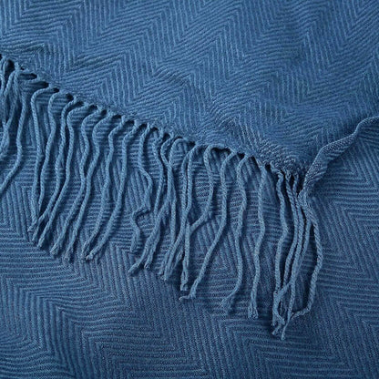 Wisley Home 100% Acrylic Chevron Pattern Throw