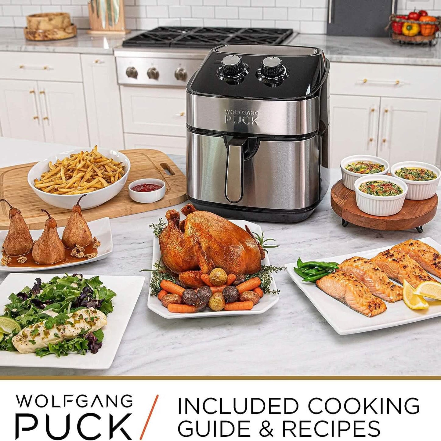 Wolfgang Puck 9.7QT Stainless Steel Air Fryer