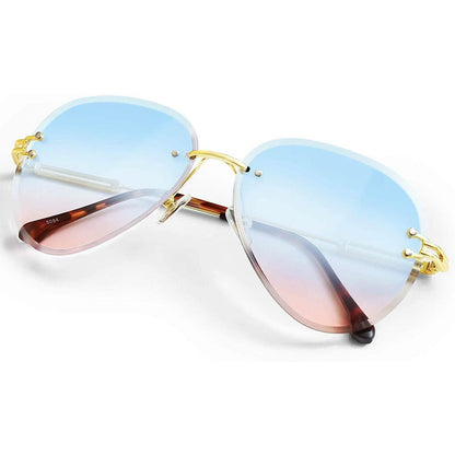 Women Aviation Polycarbonate UV 400 Sunglasses
