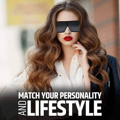 Women Big Frame Square Sunglasses