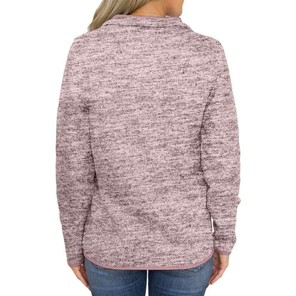 Women Casual Long Sleeve Stand Collar with Pockets