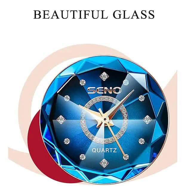 Women Golden and Silver Classic Quartz Watch