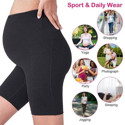 Women Maternity Seamless Shorts