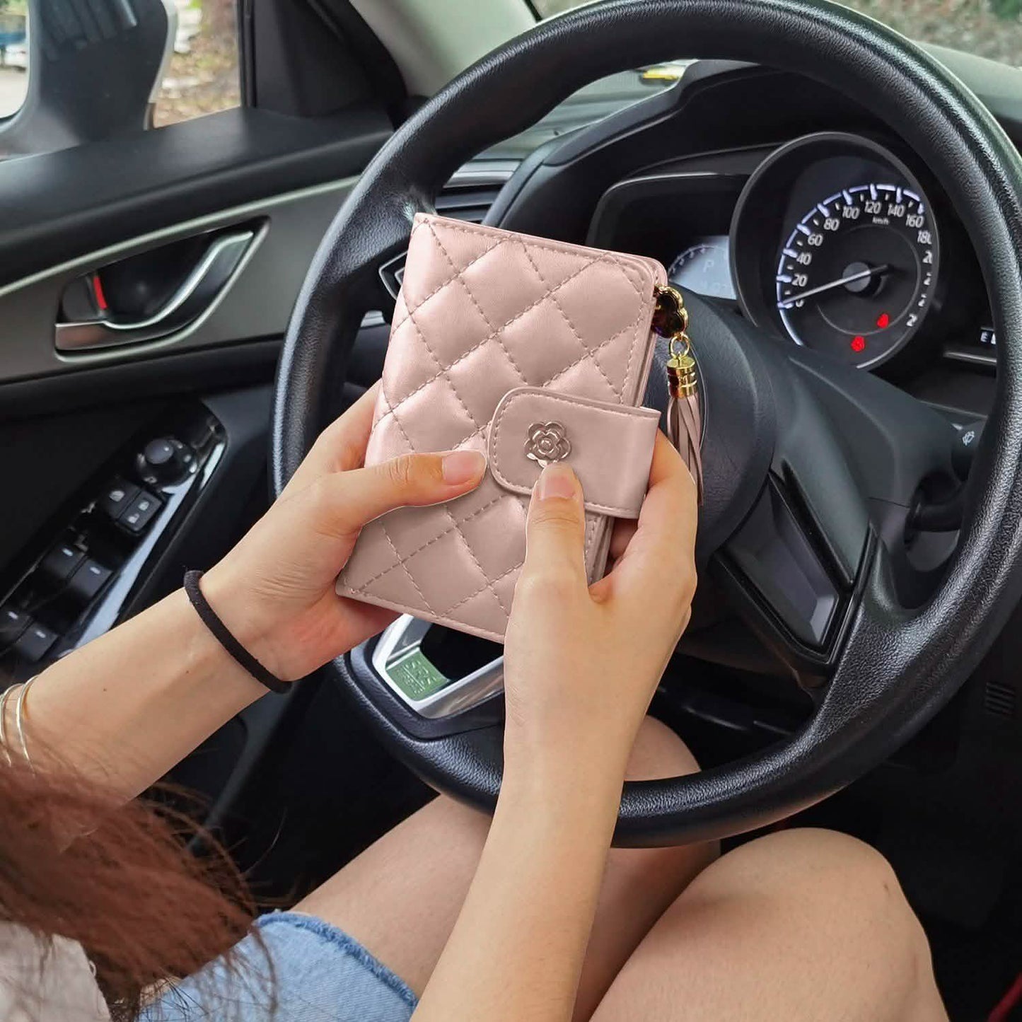 Women PU Leather Clutch Wallet
