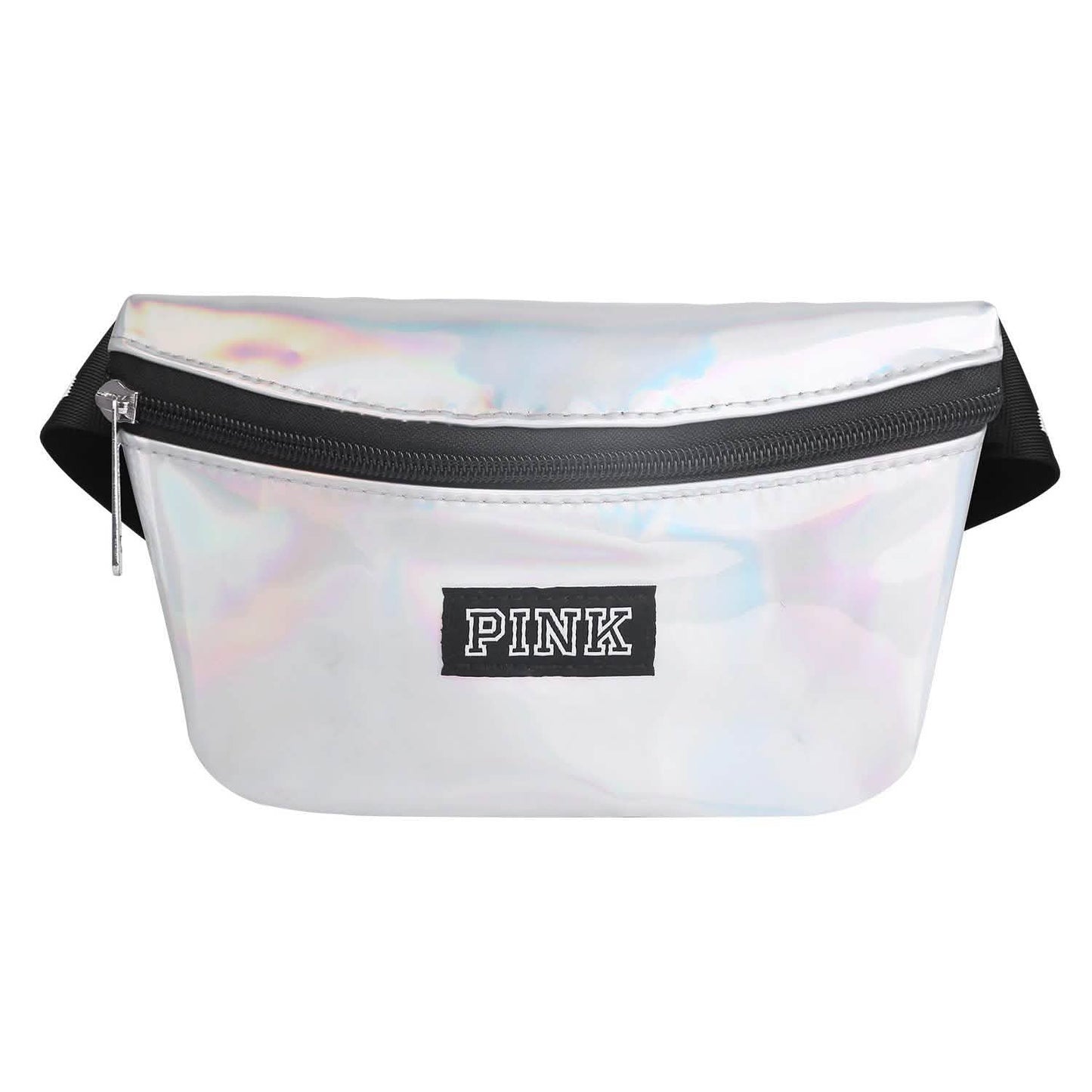 Women Shiny Leather Waist Pack Bag