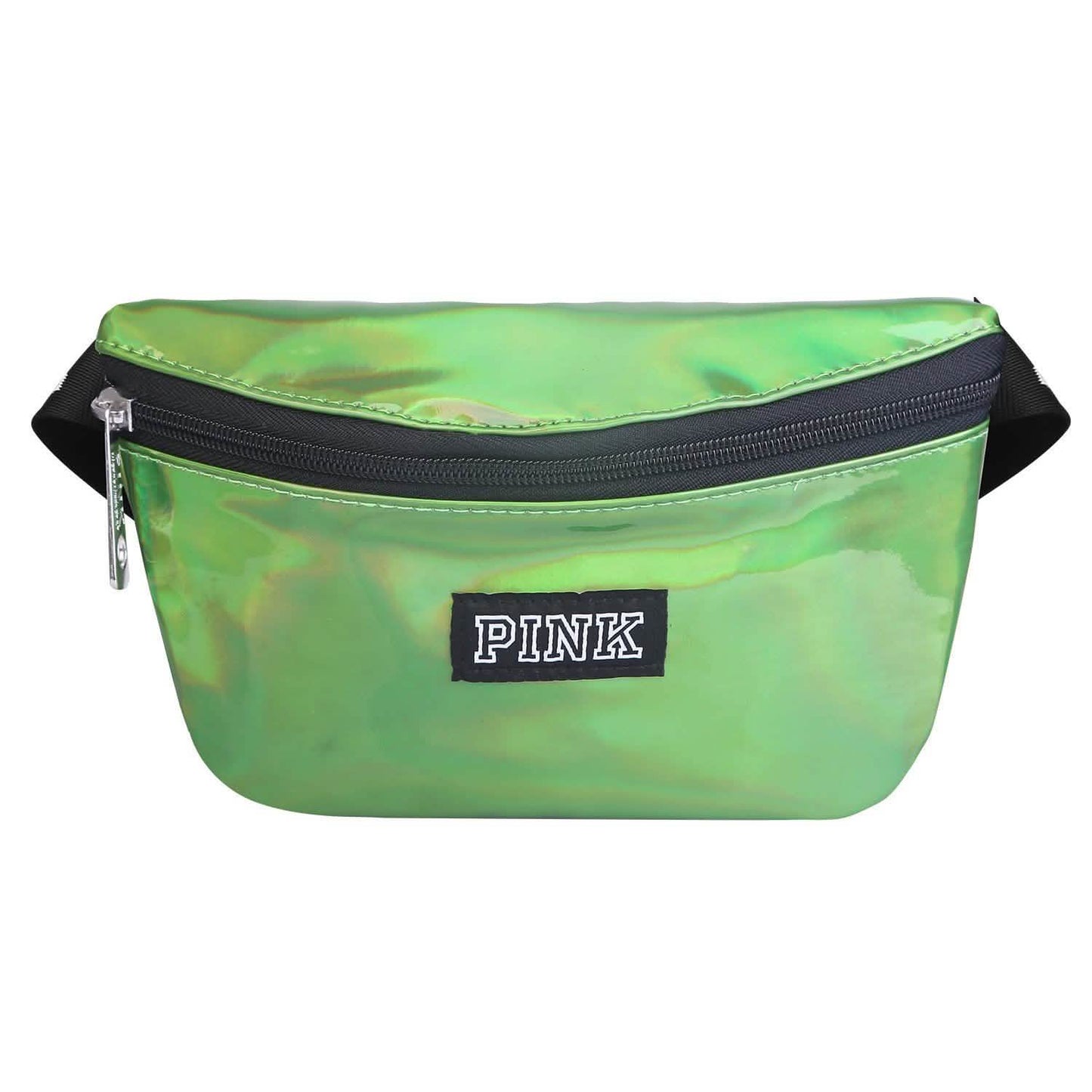 Women Shiny Leather Waist Pack Bag