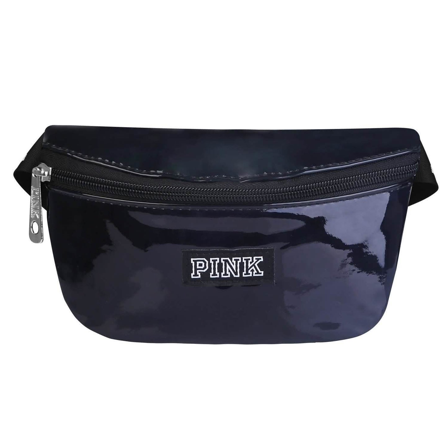 Women Shiny Leather Waist Pack Bag