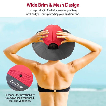 Women Summer Sun Bucket Hats Foldable