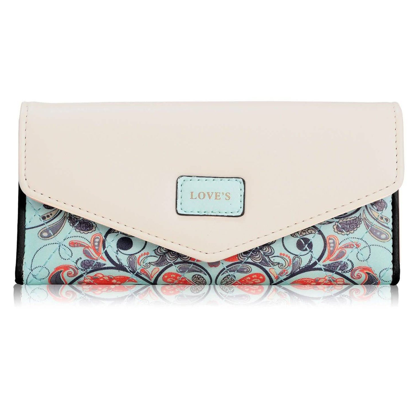 Women Wallet Soft Leather Trifold Clutch Purse