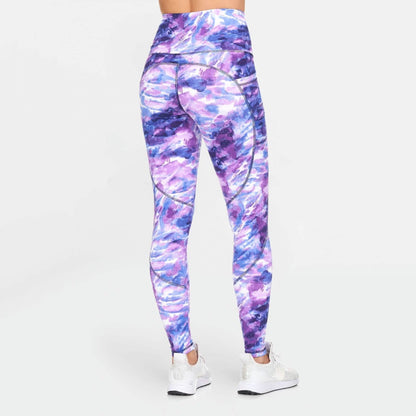 Women's Active High Rise Printed Leggings with Pockets