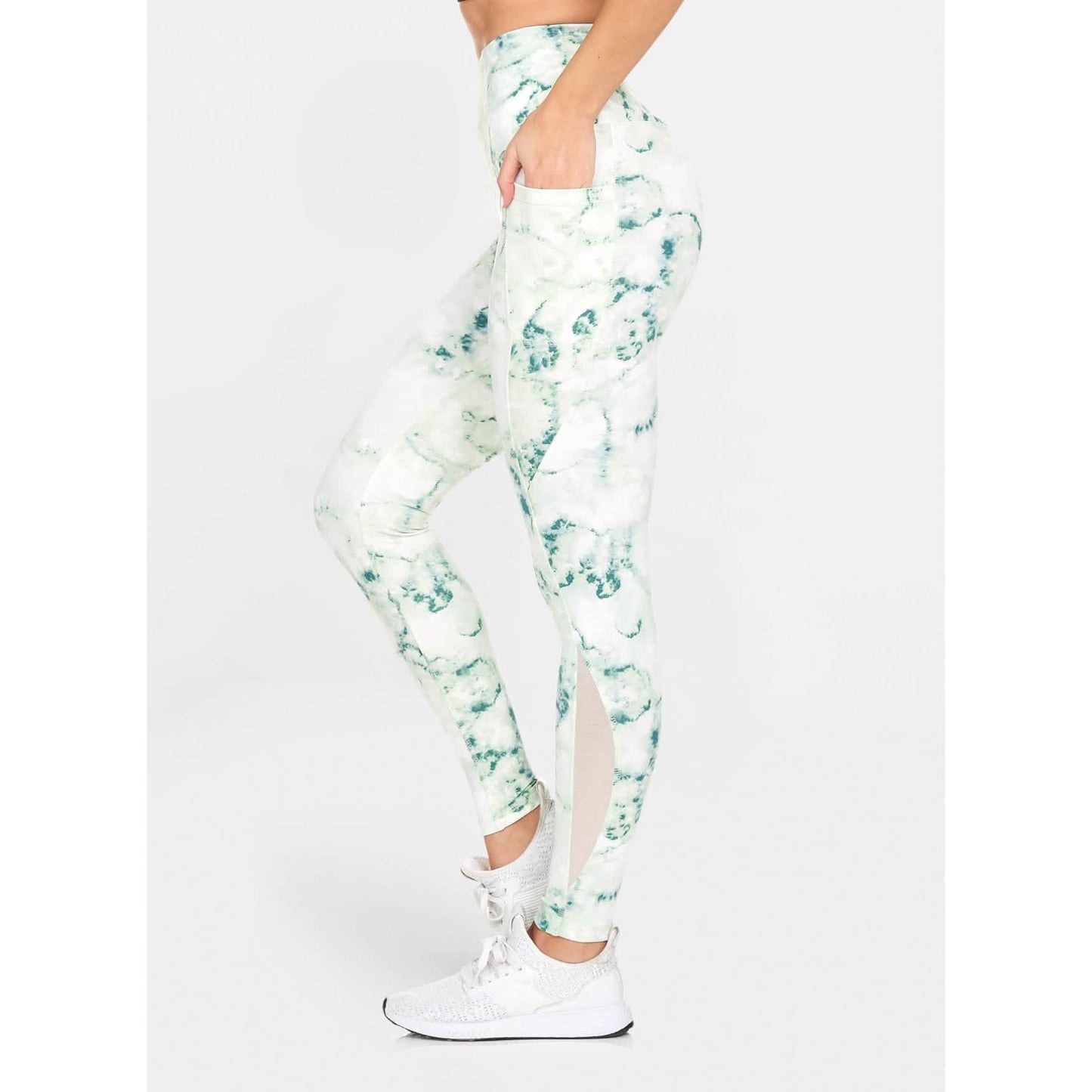 Women's Active High Rise Printed Leggings With Pockets