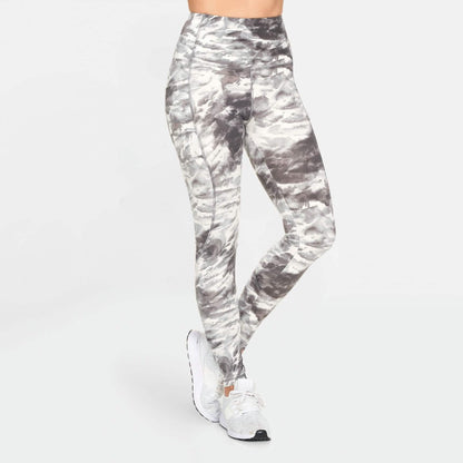 Women's Active High Rise Printed Leggings with Pockets