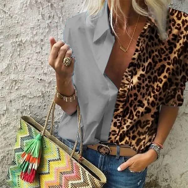 Women's Autumn Casual Deep V Neck Top